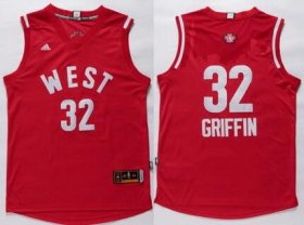 Wholesale Cheap 2015-16 NBA Western All-Stars Men\'s #32 Blake Griffin Revolution 30 Swingman Red Jersey