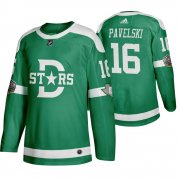 Wholesale Cheap Adidas Dallas Stars #16 Joe Pavelski Men's Green 2020 Winter Classic Retro NHL Jersey