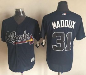 Wholesale Cheap Braves #31 Greg Maddux Blue New Cool Base Stitched MLB Jersey