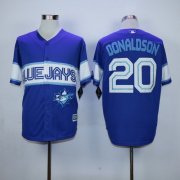 Wholesale Cheap Blue Jays #20 Josh Donaldson Blue Exclusive New Cool Base Stitched MLB Jersey
