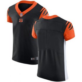 Wholesale Cheap Nike Bengals Blank Black Team Color Men\'s Stitched NFL Vapor Untouchable Elite Jersey