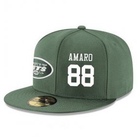 Wholesale Cheap New York Jets #88 Austin Seferian-Jenkins Snapback Cap NFL Player Green with White Number Stitched Hat