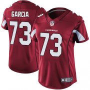 Wholesale Cheap Nike Cardinals #73 Max Garcia Red Team Color Women's Stitched NFL Vapor Untouchable Limited Jersey