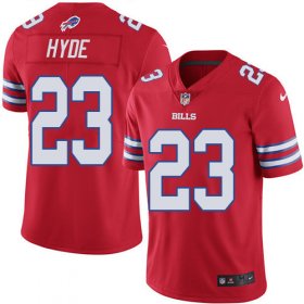 Wholesale Cheap Nike Bills #23 Micah Hyde Red Youth Stitched NFL Limited Rush Jersey