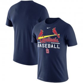 Wholesale Cheap St. Louis Cardinals Nike Practice Performance T-Shirt Navy