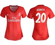 Wholesale Cheap Women's Real Madrid #20 Asensio Third Soccer Club Jersey