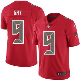 Wholesale Cheap Nike Buccaneers #9 Matt Gay Red Men\'s Stitched NFL Limited Rush Jersey