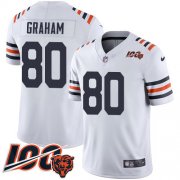 Wholesale Cheap Nike Bears #80 Jimmy Graham White Alternate Youth Stitched NFL Vapor Untouchable Limited 100th Season Jersey
