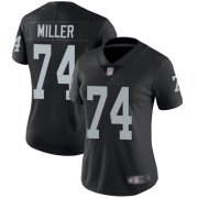 Wholesale Cheap Nike Raiders #74 Kolton Miller Black Team Color Women's Stitched NFL Vapor Untouchable Limited Jersey