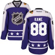 Wholesale Cheap Blackhawks #88 Patrick Kane Purple 2017 All-Star Central Division Stitched NHL Jersey