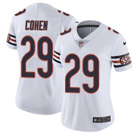 Wholesale Cheap Nike Bears #29 Tarik Cohen White Women\'s Stitched NFL Vapor Untouchable Limited Jersey
