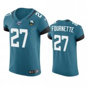 Wholesale Cheap Jacksonville Jaguars #27 Leonard Fournette Teal 25th Season Vapor Elite Stitched NFL Jersey