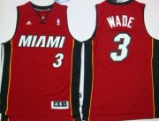 Wholesale Cheap Miami Heat #3 Dwyane Wade Revolution 30 Swingman Red Jersey