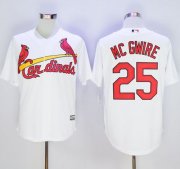 Wholesale Cheap Cardinals #25 Mark McGwire White New Cool Base Stitched MLB Jersey