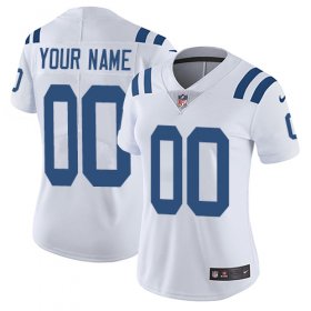 Wholesale Cheap Nike Indianapolis Colts Customized White Stitched Vapor Untouchable Limited Women\'s NFL Jersey