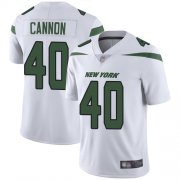 Wholesale Cheap Nike Jets #40 Trenton Cannon White Men's Stitched NFL Vapor Untouchable Limited Jersey