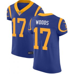 Wholesale Cheap Nike Rams #17 Robert Woods Royal Blue Alternate Men\'s Stitched NFL Vapor Untouchable Elite Jersey