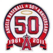 Wholesale Cheap Stitched Los Angeles Angels 50th Anniversary Jersey Patch