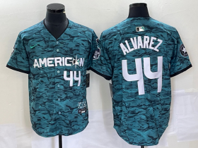 Wholesale Cheap Men\'s Houston Astros #44 Yordan Alvarez Teal 2023 All Star Cool Base Stitched Baseball Jersey