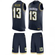 Wholesale Cheap Nike Chargers #13 Keenan Allen Navy Blue Team Color Men's Stitched NFL Limited Tank Top Suit Jersey