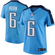 Wholesale Cheap Nike Titans #6 Brett Kern Light Blue Women's Stitched NFL Limited Rush Jersey