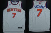 Wholesale Cheap New York Knicks #7 Carmelo Anthony Revolution 30 Swingman 2013 White Jersey