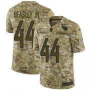 Wholesale Cheap Nike Titans #44 Vic Beasley Jr Camo Men's Stitched NFL Limited 2018 Salute To Service Jersey