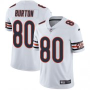 Wholesale Cheap Nike Bears #80 Trey Burton White Men's Stitched NFL Vapor Untouchable Limited Jersey