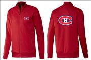 Wholesale Cheap NHL Montreal Canadiens Zip Jackets Red