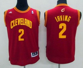 Cheap Youth Cleveland Cavaliers #2 Kyrie Irving Red Jersey