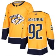 Wholesale Cheap Adidas Predators #92 Ryan Johansen Yellow Home Authentic Stitched Youth NHL Jersey
