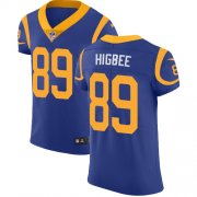 Wholesale Cheap Nike Rams #89 Tyler Higbee Royal Blue Alternate Men's Stitched NFL Vapor Untouchable Elite Jersey