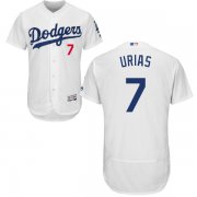 Wholesale Cheap Dodgers #7 Julio Urias White Flexbase Authentic Collection Stitched MLB Jersey