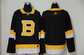 Wholesale Cheap Adidas Bruins Blank Black 2019-20 Authentic Third Stitched NHL Jersey