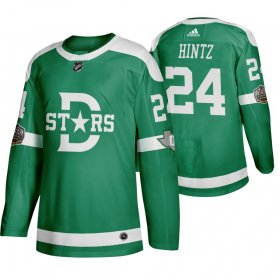 Wholesale Cheap Adidas Dallas Stars #24 Roope Hintz Men\'s Green 2020 Winter Classic Retro NHL Jersey