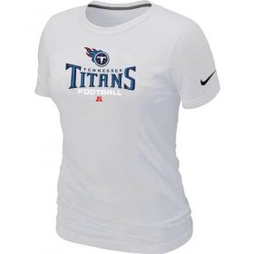 Wholesale Cheap Women\'s Nike Tennessee Titans Critical Victory NFL T-Shirt White