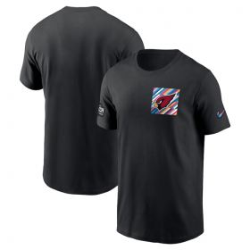 Wholesale Cheap Men\'s Arizona Cardinals Black 2023 Crucial Catch Sideline Tri-Blend T-Shirt