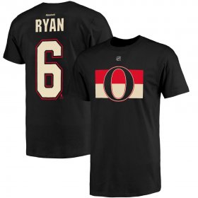 Wholesale Cheap Ottawa Senators #6 Bobby Ryan Reebok Name and Number Player T-Shirt Black