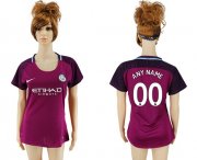 Wholesale Cheap Women's Manchester City Personalized Away Soccer Club Jersey