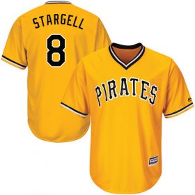 Wholesale Cheap Pirates #8 Willie Stargell Gold Cool Base Stitched Youth MLB Jersey