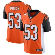 Wholesale Cheap Nike Bengals #53 Billy Price Orange Alternate Men's Stitched NFL Vapor Untouchable Limited Jersey
