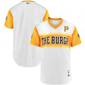 Wholesale Cheap Pittsburgh Pirates Majestic 2019 MLB Little League Classic Authentic Team Jersey White