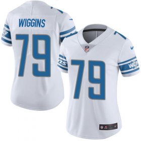 Wholesale Cheap Nike Lions #79 Kenny Wiggins White Women\'s Stitched NFL Vapor Untouchable Limited Jersey