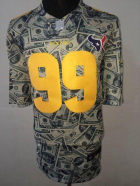 Wholesale Cheap Nike Texans #99 J.J. Watt Dollar Fashion Men\'s Stitched NFL Elite Jersey