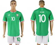 Wholesale Cheap Ireland #10 Keane Green Soccer Country Jersey
