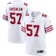 Wholesale Cheap Mens San Francisco 49ers #57 Dre Greenlaw Nike White Alternate Legend Vapor Limited Jersey