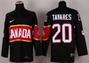 Wholesale Cheap Olympic 2014 CA. #20 John Tavares Black Stitched NHL Jersey