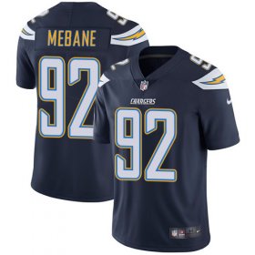 Wholesale Cheap Nike Chargers #92 Brandon Mebane Navy Blue Team Color Men\'s Stitched NFL Vapor Untouchable Limited Jersey
