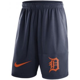 Wholesale Cheap Men\'s Detroit Tigers Nike Navy Dry Fly Shorts