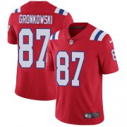 Wholesale Cheap Nike Patriots #87 Rob Gronkowski Red Alternate Men's Stitched NFL Vapor Untouchable Limited Jersey
